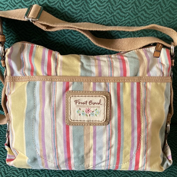 Fossil Canvas Striped Bag - Picture 3 of 8